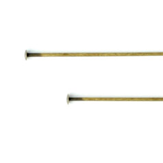 Headpin, Headpin 2" in 23 Gauge - Antique Bronze Plated