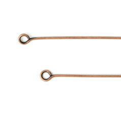 Eyepin, Eyepin 2" in 23 Gauge - Antique Copper Plated