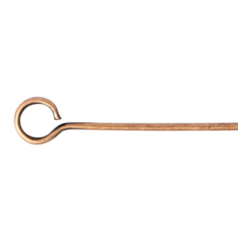 Eyepin, Eyepin 1.5" in 22 Gauge - Antique Copper Plated