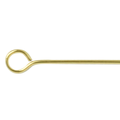 Eyepin, Eyepin 1.5" in 22 Gauge - Gold Plated