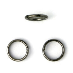 Jump Ring, 6mm Jump Ring Open in 20 Gauge - Gunmetal Plated Brass
