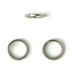 Jump Ring, 6mm Jump Ring Open in 20 Gauge - Nickel Plated Brass