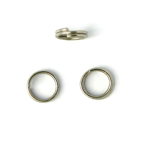 Split Ring, 6mm Split Ring in Nickel Plated Stainless Steel