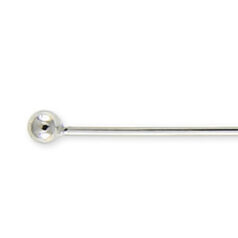 Ball pin, 1.5" Ball Pin with 1.5mm ball (0.6mm wire, 38mm length) - Nickel Plated
