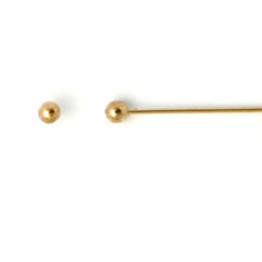 Ballpin, Gold Filled 1 inch Ballpin in 24 Gauge w/2mm Ball in 14kt/20