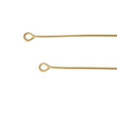 Eyepin, Gold Filled  2 inches Eyepin in 24 Gauge in 14kt/20