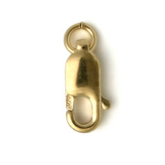 Lobster Claw Clasp, 10.2x3.9mm Gold Filled lobster claw clasp with open jump ring in 14kt/20
