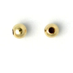 Bead, 3mm Gold Filled round smooth bead in 14kt/20