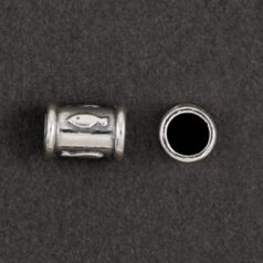 Bead, JBB, Sterling Silver 9x6mm bead (Hole Size 4.7mm)