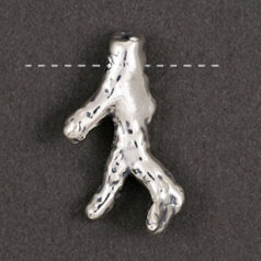 Bead, JBB Sterling Silver 28mm Length 15mm Width Light weight and Hollow Branch ( Hole Size 2.6mm)