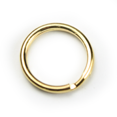 15mm Split Ring - Gold