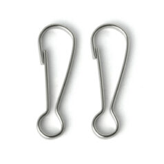 Clasp, 24x8mm Lanyard Clasp Snap Hook - Nickel
