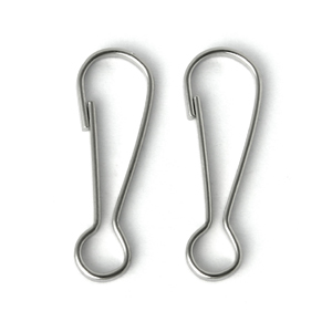 Clasp, 24x8mm Lanyard Clasp Snap Hook - Nickel