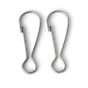 Clasp, 18x6mm Lanyard Clasp Snap Hook - Nickel