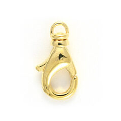 Swivel Lobster Clasp (length 13mm width 8mm) – 24K Gold Plated Nickel Free