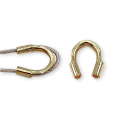 Wire Protector, 4x4mm Wire Protector in Tube with 0.5mm inside diameter - Antique Bronze Plated Brass