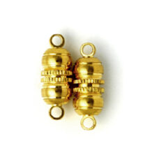 16.6mm Magnetic Clasp Ball Barrel - Gold