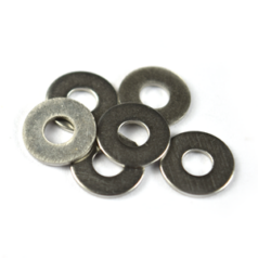 Spacer Bead, 6mm Round Spacer bead, 0.5 thickness, holesize: 3mm - Nickel