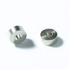 Bead, 5x2mm Spacer Tube Shape Bead, holesize: 1.5mm - Nickel