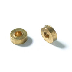 Bead, 5x2mm Spacer Tube Shape Bead, holesize: 1.5mm - Solid Brass