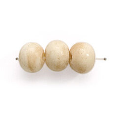 Bead, Bone 10mm Plain Round in Tea Dyed (Hole Size 2.5mm)