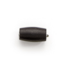 Bead, Bone 1/2 inch Bone Pipe in Dyed Black (Hole Size 2.5mm)