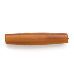 Bead, Horn 1.5 inch Horn Pipe in Brown (Hole Size 2.5mm)