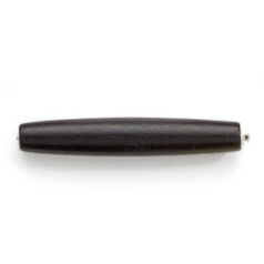 Bead, Bone 1-1/2" Bone Pipe - Black
