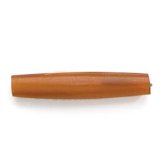 Bead, Horn 2 inch Horn Pipe in Brown (Hole Size 3mm)