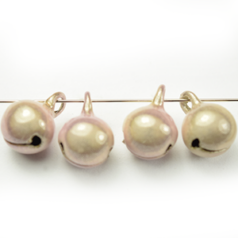 Bead, Miracle Bell 8mm Round with Loop - Lilac (Made in Japan)