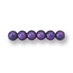 Bead Miracle Japanese 4mm (hole size 0.9mm)  - Purple