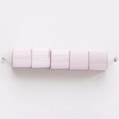 Bead, Cat Eye Fiber Optic, 4mm Cube - Light Amethyst