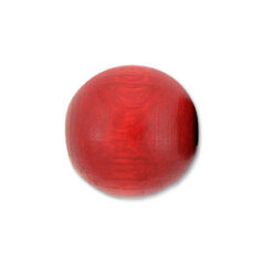 Bead, Preciosa Czech Wood Beads, 10mm Round - Red (Hole Size 2mm)
