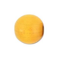 Bead, Preciosa Czech Wood Beads, 10mm Round - Yellow (Hole Size 2mm)