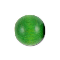 Bead, Preciosa Czech Wood Beads, 10mm Round - Green (Hole Size 2mm)
