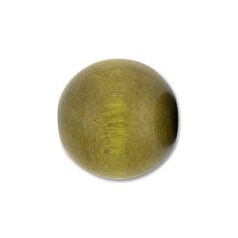 Bead, Preciosa Czech Wood Beads, 10mm Round - Khaki (Hole Size 2mm)