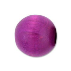 Bead, Preciosa Czech Wood Beads, 12mm Round - Purple (Hole Size 2.5mm)