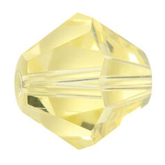 Bead, Helenski Crystal Art.8001 10mm Bicone - Jonquil