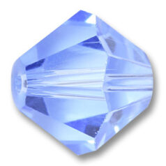 Bead, Helenski Crystal Art.8001 10mm Bicone - Light Sapphire