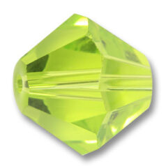 Bead, Helenski Crystal Art.8001 10mm Bicone - Light Olivine
