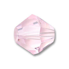 Helenski Crystal  Art.8001 6mm Bicone -  Rosaline Pink
