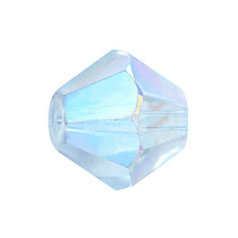 Bead, Helenski Crystal Art.8001 6mm Bicone - Alexandrite AB