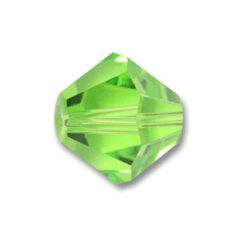 Helenski Genuine Crystal Art.8001 5mm Bicone - Peridot Green