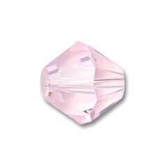 Helenski Crystal  Art.8001 4mm Bicone - Rosaline Pink