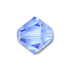 Bead, Helenski Crystal Art.8001 4mm Bicone - Light Sapphire