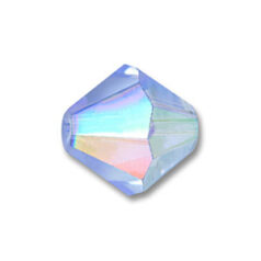 Helenski Genuine Crystal Art.8001 4mm Bicone - Light Sapphire AB