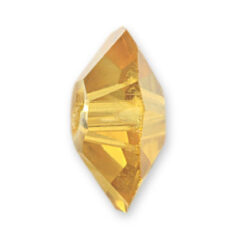 Bead, Helenski Crystal Art.8012 4x8mm Donut - Light Topaz