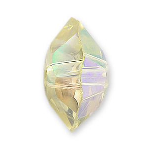 Bead, Helenski Crystal Art.8012 4x8mm Donut - Jonquil AB