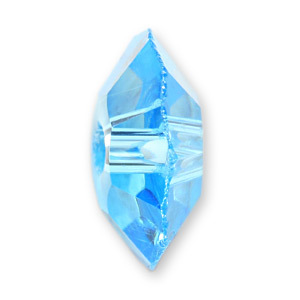 Bead, Helenski Crystal Art.8012 4x8mm Donut - Aquamarine