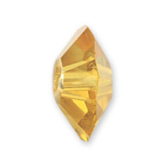 Bead, Helenski Crystal Art.8012 3x6mm Donut - Light Topaz